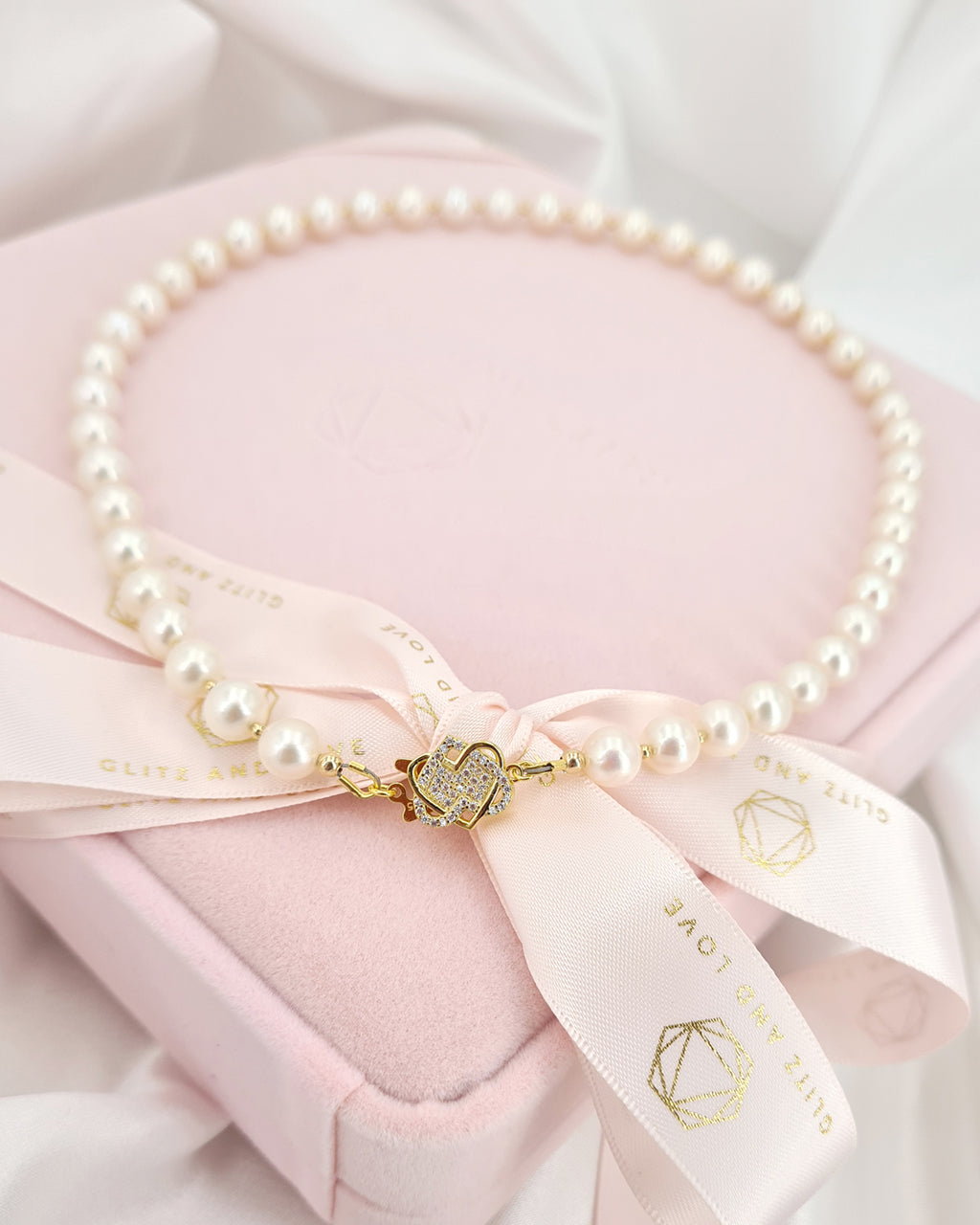Elegant White Pearl Necklace  The Perfect Gift for Mothers & Brides -  Glitz And Love